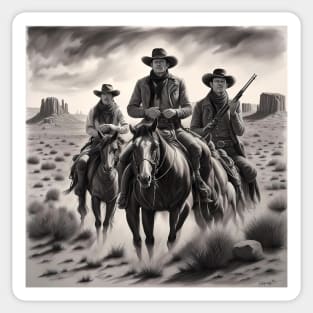 The searchers inspired art Sticker